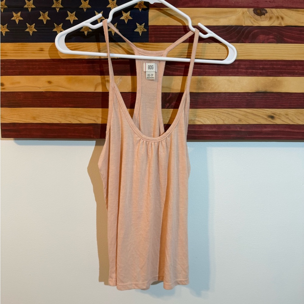BDG Urban Outfitters Light Peach Sleeveless Top